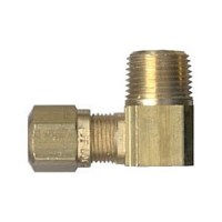 CONNECTOR 90 DEGREE TUBE 5/32" M-NPT 1/8"