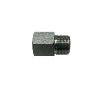 F-BSPP SOLID / M-PIPE F-METRIC SWIVEL