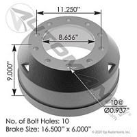 DRUM 16-1/2X6