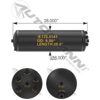 AIR TANK KENWORTH 8" X 28"