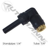 PLC STANDPIPE ELBOW 1/4" X 1/4"