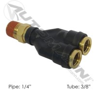 PUSH CONNECT EN Y 3/8 BOYAUX 1/4 NPT