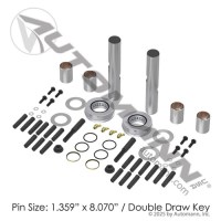 ENSEMBLE PIVOT CONDUITE 1.359"X8.07" 2 BARRURES