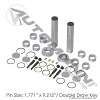 KING PIN KIT 1.77" X 9.21" 2 LOCKS
