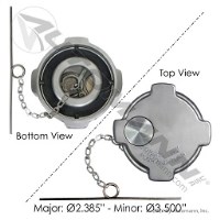 BOUCHON DE RESERVOIR FREIGHTLINER NON VENTILE