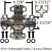 UNIVERSAL JOINT CROSS 5.844" C/C 4.875" 4TH