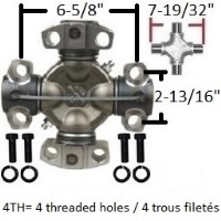 UNIVERSAL JOINT CROSS 7.597" C/C 6.625" 4TH