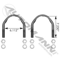 ROUND FLAT U-BOLT 7/8" X 6" X 7-1/4"