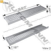 ALUMINUM STEP NAVISTAR IHC 35.8"X7.2"