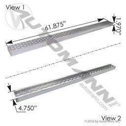 TRUCK CAB SIDE STEP MACK 61.87"X4.75"