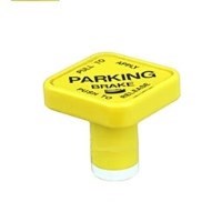 PARKING BRAKE YELLOW BUTTON 3/8" LENGHT 1.75"