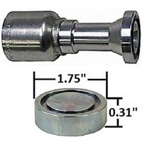 HOSE COUPLING 100R13-R15 1 X 1 CODE 61