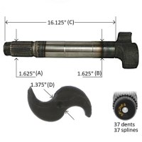 CAM 1-5/8-37X16-1/8 LEFT PROPAR