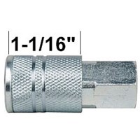 INDUSTRIAL 3/8 STEEL  COUPLEUR 1/2" NPT FEMALE