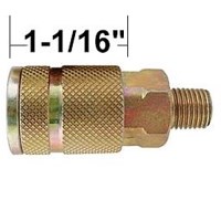TYPE G COUPLER TRUFLATE 3/8 MALE 1/2NPT