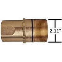 HYDR. COUPLING MALE SCREWED 1-1/4NPTF 1-1/4