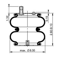 SUSPENSION AIR SPRING RIDE RITE