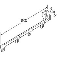 ENS SUPORT GARDE-BOUE DROIT AVEC 5'' OFFSET