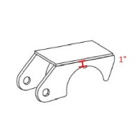 AXLE SEAT 1" SUSPENSION EVELEY E61