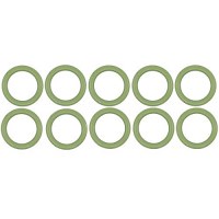 GREEN ROUND O-RING 0.67 ID 0.81 OD PQT10