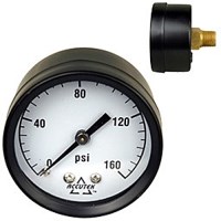GAUGE 0-100PSI 1/8NPT 1.5 INCH DRY/BACK