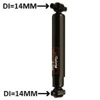 SHOCK STEEL RUBBER BUSH CLOSE 8.44" OPEN 9.97"
