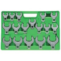 16PC METRIC JUMBO CROWFOOT WRENCH SET