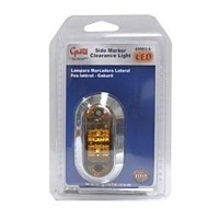 2 1/2" OVAL AMBER LED