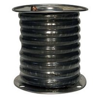 CABLE A BATTERIE NOIR 2/0GA 100' CAOUTCHOUC