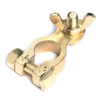 TERM. BATTERIE WING-NUT POSITIF BRASS UNITAIRE