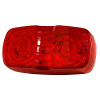 MARQUEUR RECTANGULAIRE 2"X4" ROUGE 13 DIODES