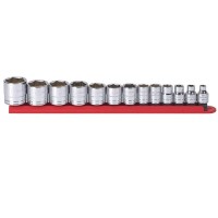 13-PC 3/8 DR 6 PT. SAE S OCKET SET 1/4" - 1"