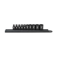 10-PC 1/4" DR 6 PT. SAE IMPACT SOCKET SET 3/16" - 9/16"