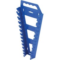 13 SLOT UNIVERSAL WRENCH RACK BLUE