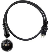 ABS EXTENSION CABLE STRAIGHT 19" DIN
