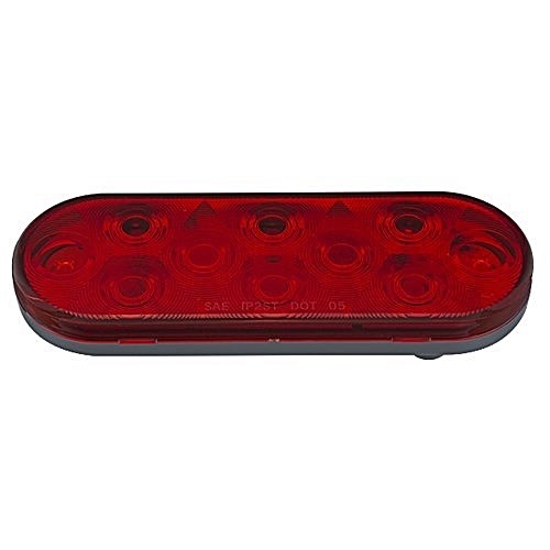 FEU D'ARRÊT 6-1/2 OVALE ROUGE10 DIODES 3PCS(702-251+702-936