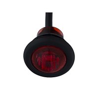 LUMIERE GABARIT 3/4" DEL ROUGE BAGUE CAOUTCHOUC