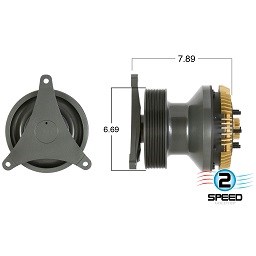 EMBRAYAGE VENTILATEUR RE FROIDISSEMENT 2 VITESSES