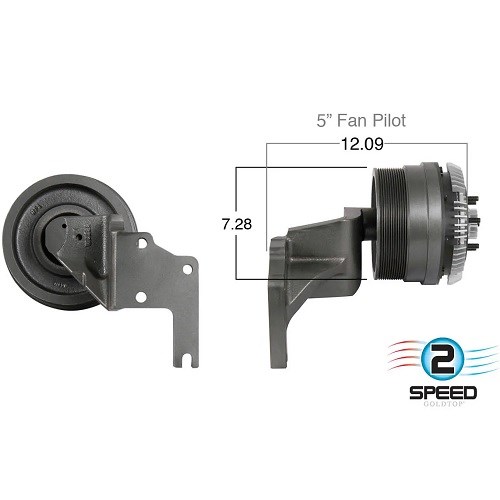 KTM995892 - Fan clutch cummins isx 15 | Macpek