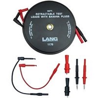 RETRACTABLE TEST LEADS 2 LEADS X 15' 7 PCS KIT
