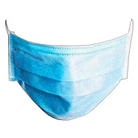 DISPOSABLE RESPIRATORY MASKS BLUE PK50