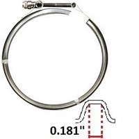 V BAND CLAMP 4" TUBE OD MACK
