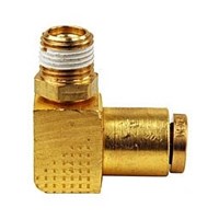 CON. 90 DEG SWIVEL PUSH CON. TUBE 1/8 M-NPT 1/8