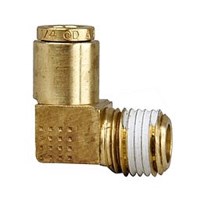 CONNECTOR 90 DEG. PUSH CON. TUBE 1/8 M-NPT 1/8