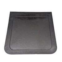GARDE-BOUE CAOUTCHOUC 24"X24"X3/8" UNITAIRE