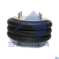 SUSPENSION AIR SPRING TRIPLE CONVOLUTED