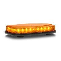 BARRE 10" DEL AMBRE 12/24V MAGNETIQUE