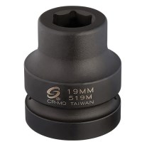 1" DRIVE 19MM STANDARD I MPACT SOCKET