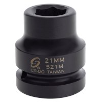 1" DRIVE 21MM STANDARD I MPACT SOCKET