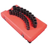 ENS. DOUILLES PRISE 1" 6PANS PROF. SAE 21PCS